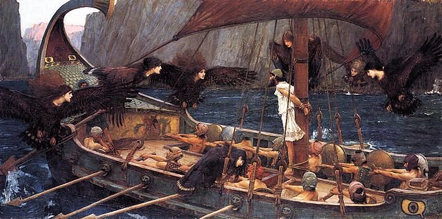 John William Waterhouse - Ulysses and the Sirens (1891)